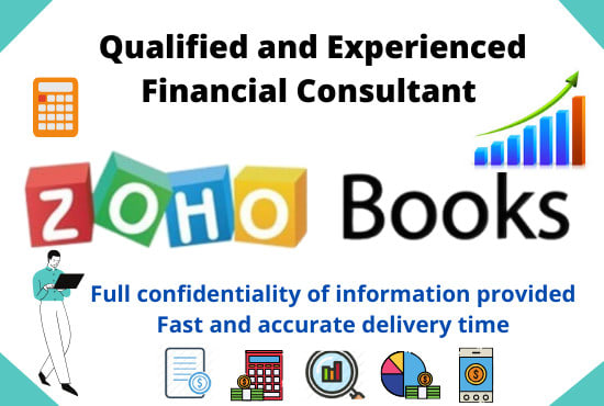 I will manage your bookkeeping using zoho books and tally