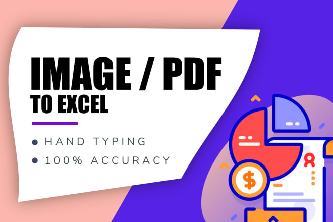 I will manually convert image to excel, pdf to excel google sheets