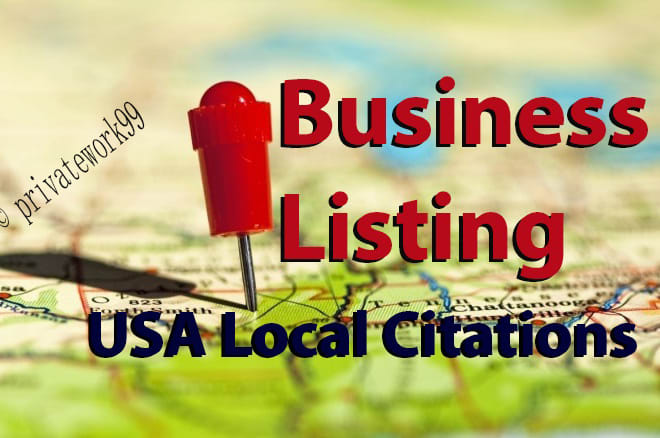 I will manually do 25 USA local business directory citations