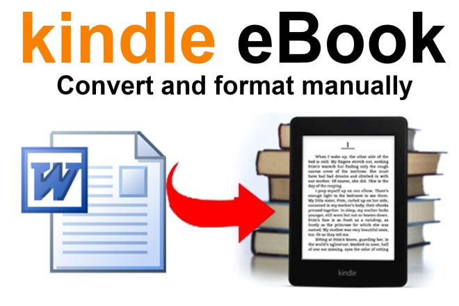 I will manually format and convert word doc into kindle ebook