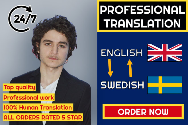 I will manually translate english to swedish and swedish to english