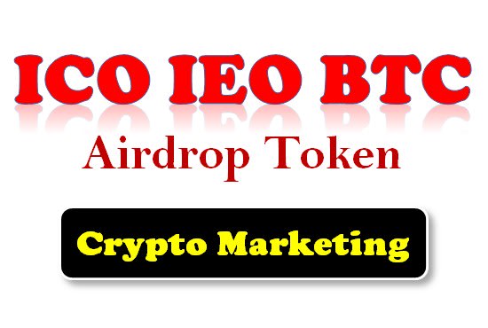 I will marketing or promotion ico ieo bitcoin cryptocurrency exchange and airdrop token
