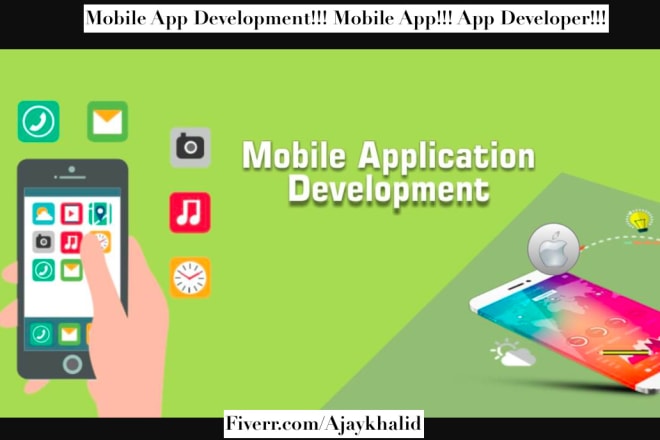 I will mobile app development,android,ios application,flutter app development