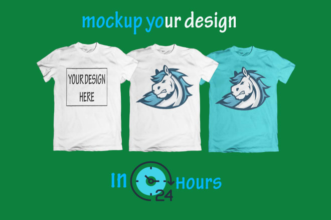 I will mockup your design for your product or merchandise