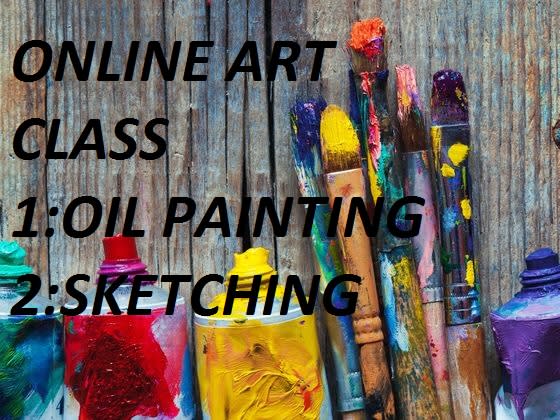 I will online sketching and oil paint class