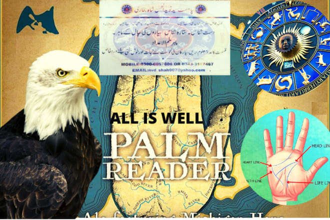 I will palm reading, palmistry with astrology, horoscope prediction
