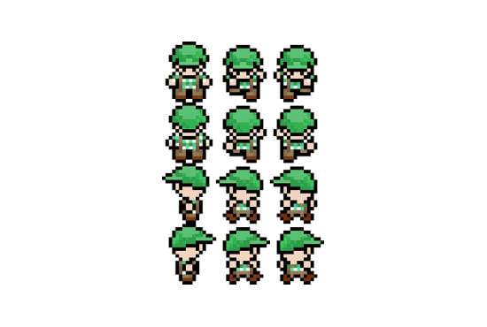 I will photoshop 8bit sprites for your video game