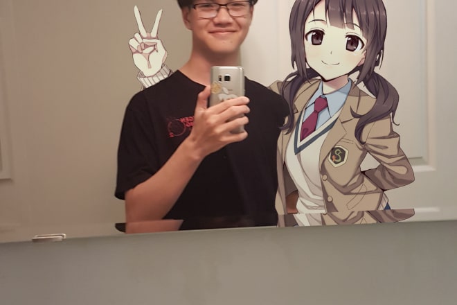 I will photoshop an anime girl with you or a place of your liking