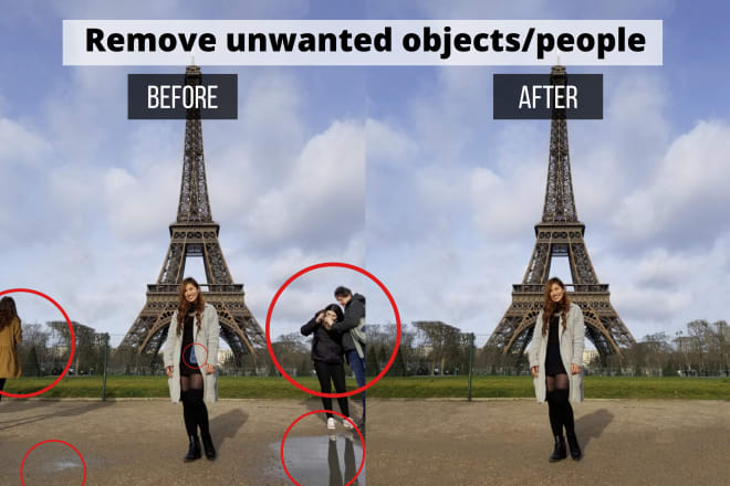 I will photoshop, remove or add objects and people from your photo