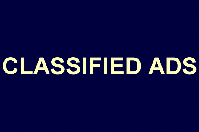 I will post your classified ad to 10 classified websites