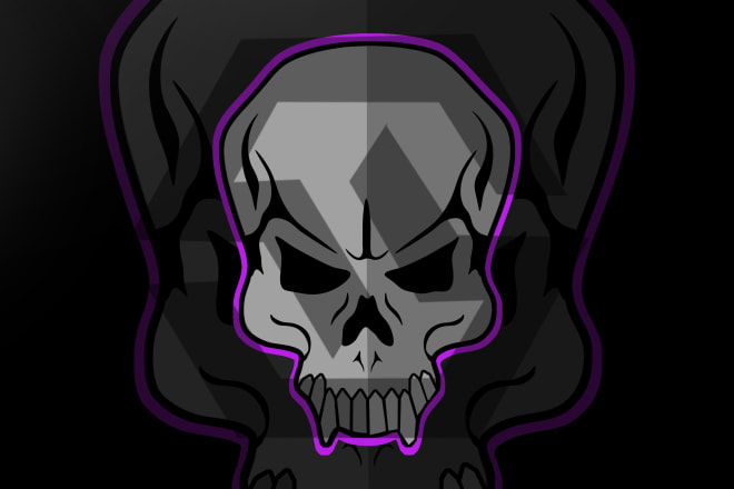 I will pre made skull logo
