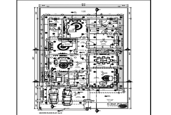I will prepare for building working architectural drawings