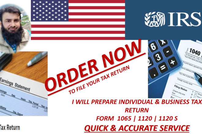 I will prepare USA income tax return and provide related services