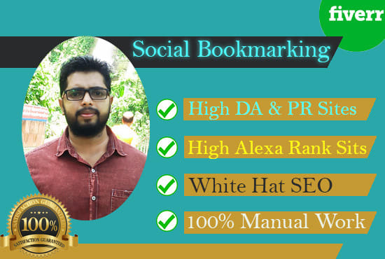 I will professionally manual bookmarking with high rated site