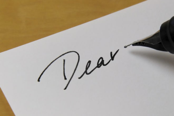 I will professionally write a powerful, convincing letter for you