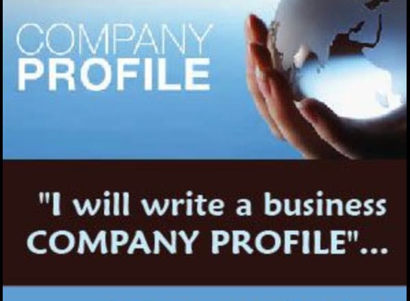 I will professionally write about us company profile