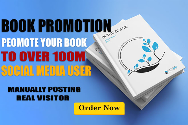 I will promote and viral your book ebook marketing on social media