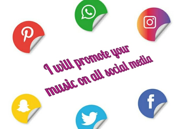 I will promote your music on social media