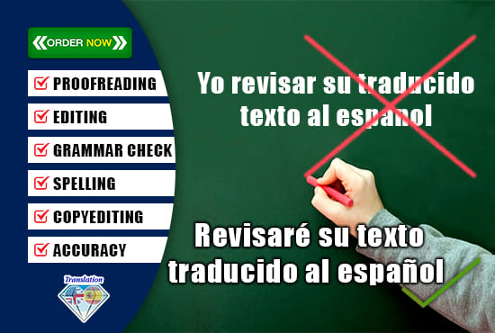 I will proofread and edit your spanish translation