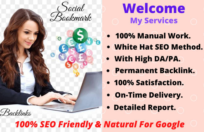 I will provide 200 manual social bookmarking backlinks