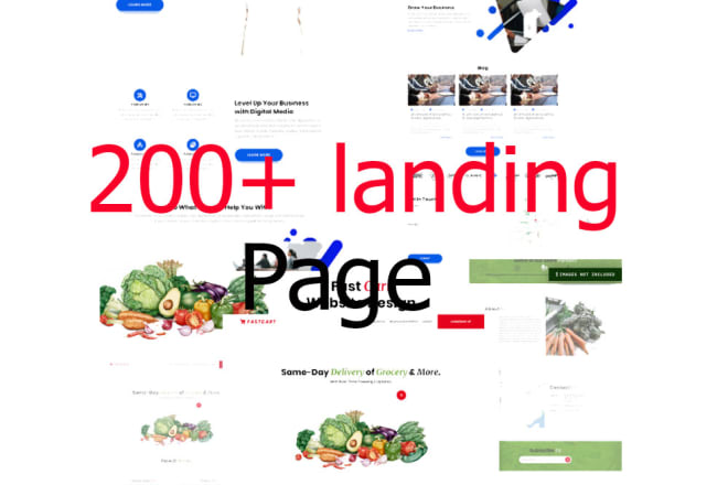 I will provide 250 advertorial landing pages