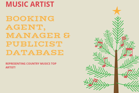 I will provide a directory of country music booking agents publicist managers