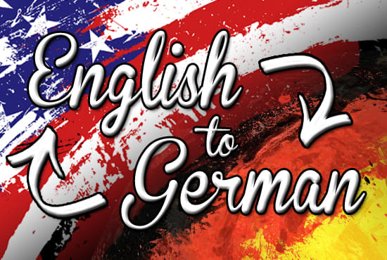 I will provide a native english to german translation