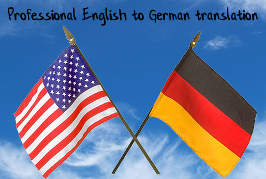 I will provide a professional english to german translations