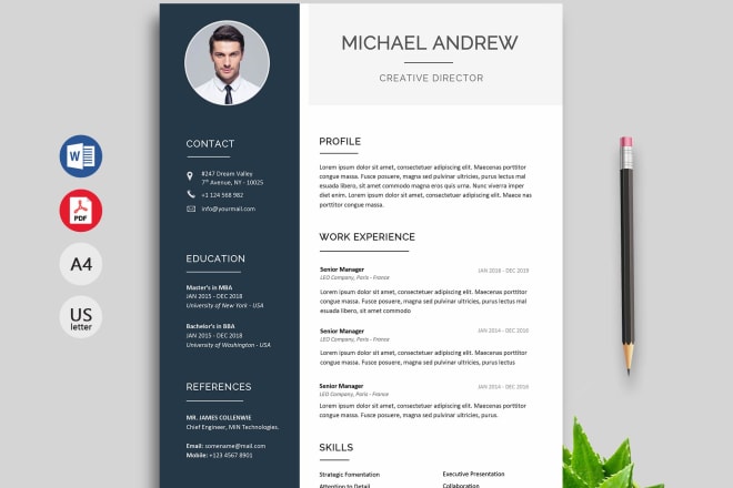 I will provide a professional resume, CV writing service