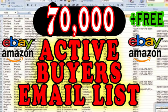 I will provide emails database of buyers for email marketing