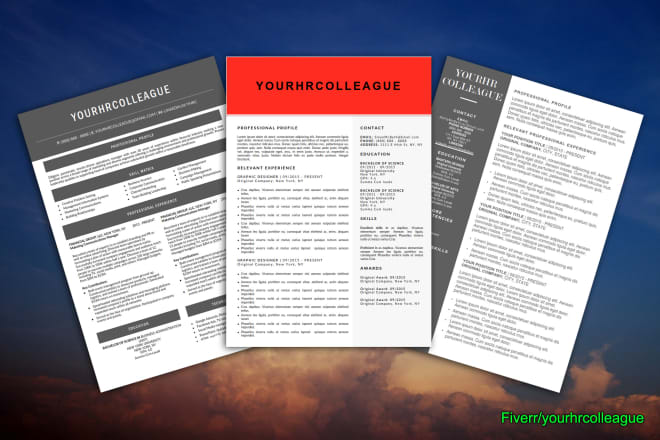 I will provide entry level resume, CV writing services
