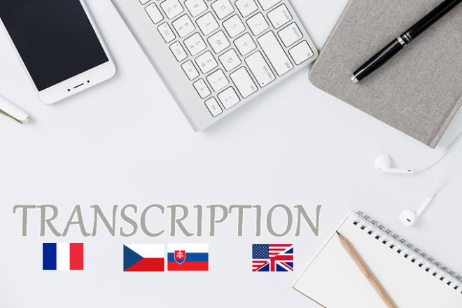I will provide french english slovak or czech transcription