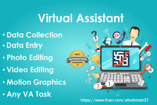I will provide full time virtual assistant service