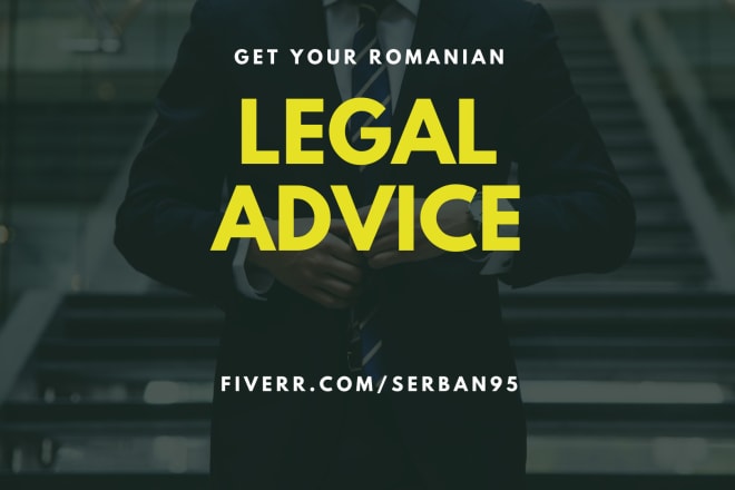 I will provide legal advice in romania