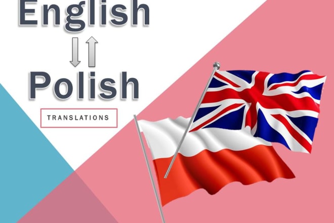 I will provide polish and english translation service