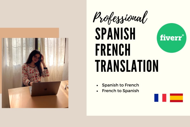 I will provide professional french to spanish translation service