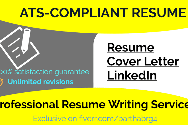 I will provide professional resume or CV writing service