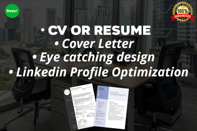 I will provide professional resume or cv writing service