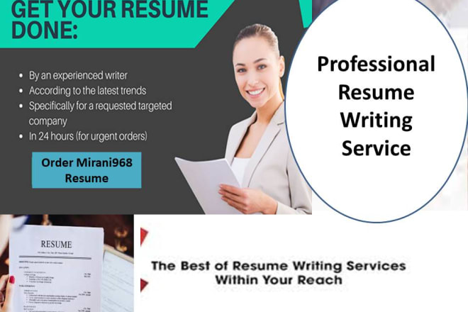 I will provide professional resume writing service