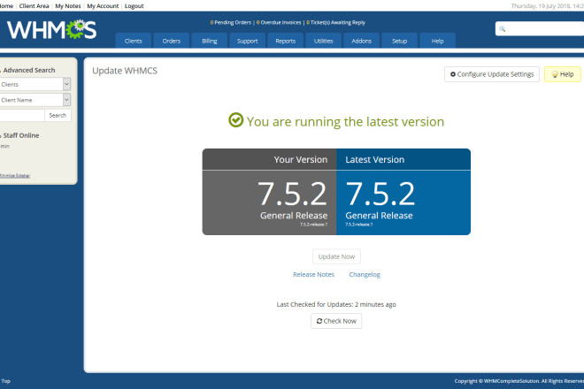 I will provide whmcs v7 lifetime running