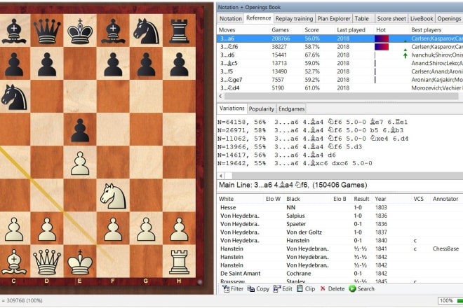 I will provide you chess database with millions games and books