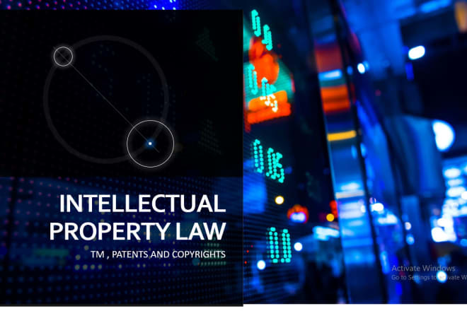 I will provide you intellectual property online services