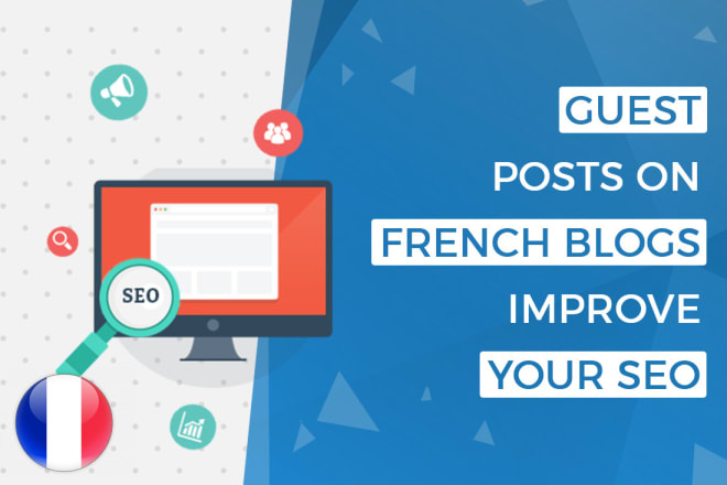 I will publish a SEO guest post on my french blogs