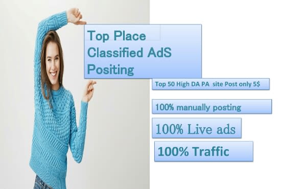 I will publish your ad best rank classified ad posting site USA,UK