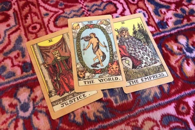 I will read tarot cards in detail with audio, text, or video