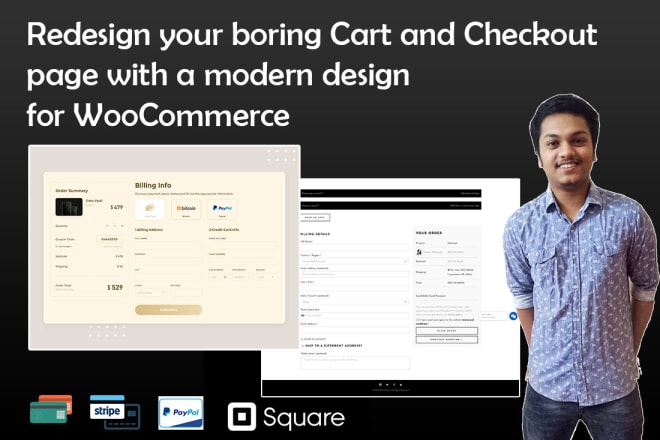 I will redesign your woocommerce cart, checkout, thank you, product page and issue fix