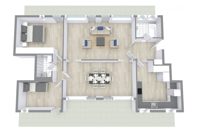 I will redraw floor plan for real estate agents in 24 hours