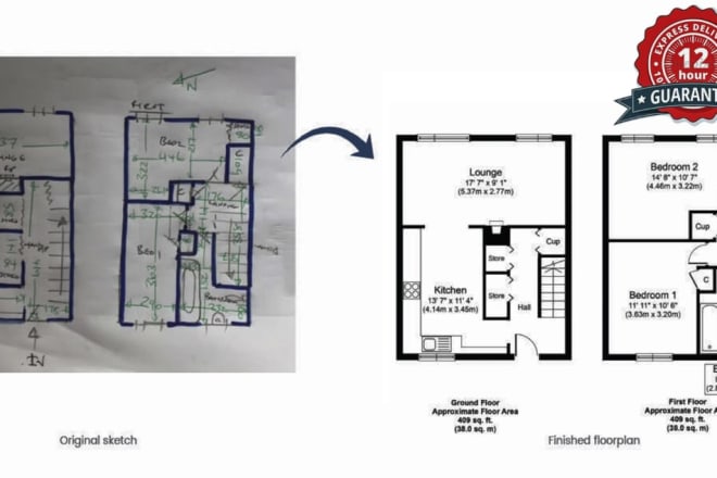 I will redraw floor plan, image or PDF to autocad 2d drawings