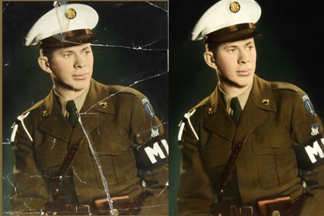 I will repair and retouch 7 old pictures
