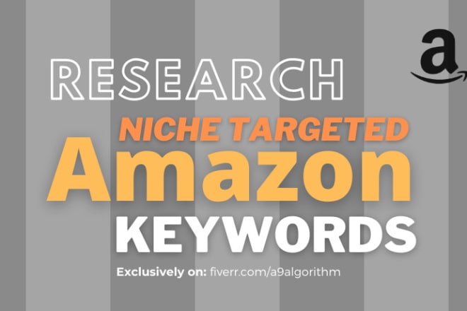 I will research 5 niche targeted high converting keywords for amazon fba product